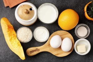 Рисовая запеканка с тыквой