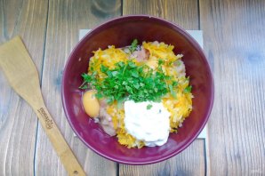 Рубленые котлеты из индейки и тыквы в духовке