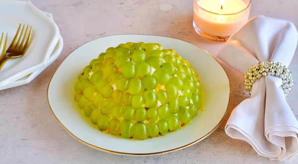 Салат Тиффани с виноградом, пошаговый рецепт с фото