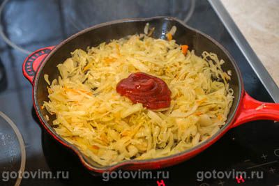 Щи из кислой капусты (без картошки, но с мукой) Щи из кислой капусты (без картошки, но с мукой)