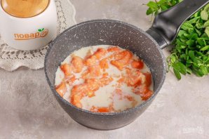 Тыква тушеная в кокосовом молоке