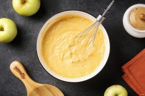 Тыквенный пирог с яблоками