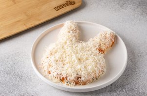 Вегетарианский салат в виде Кролика на Новый год 2023