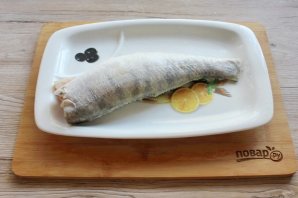 Заливное из судака с желатином