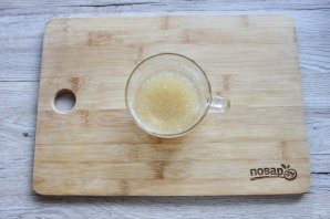 Заливное из судака с желатином