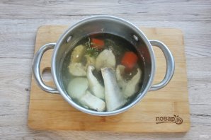 Заливное из судака с желатином