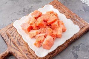 Запеканка из цветной капусты и семги Запеканка из цветной капусты и семги