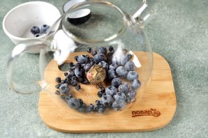 Зеленый чай с голубикой Зеленый чай с голубикой