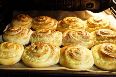 Булочки с творогом