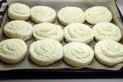 Булочки с творогом