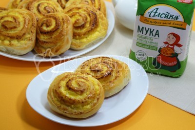 Булочки с творогом