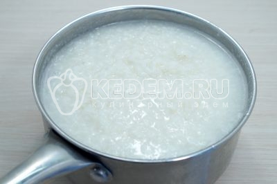 Пирог с горбушей и рисом