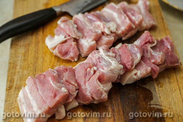 Шашлык «Наполеон» с картофелем (в духовке)