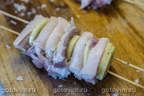 Шашлык «Наполеон» с картофелем (в духовке)