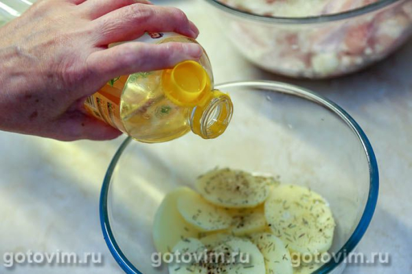 Шашлык «Наполеон» с картофелем (в духовке)