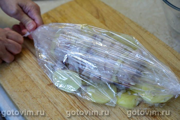 Шашлык «Наполеон» с картофелем (в духовке)