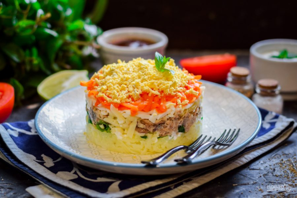 10 простых салатов с рыбными консервами
10 простых салатов с рыбными консервами