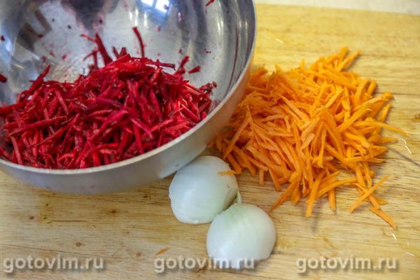 Борщ с говядиной и машем Борщ с говядиной и машем