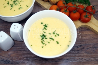 Быстрый сырный суп