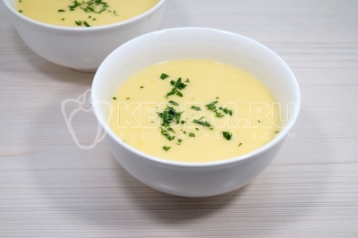 Быстрый сырный суп