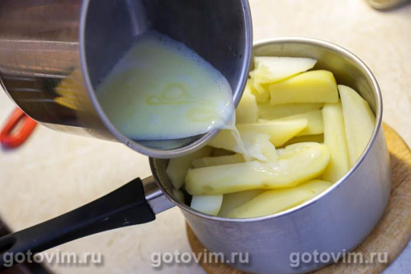 Картофельное пюре с творожным сыром