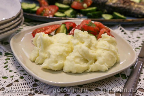 Картофельное пюре с творожным сыром