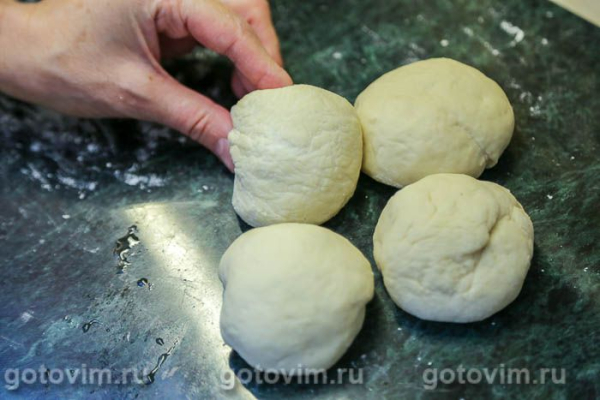 Кныши с рубленым мясом и сыром