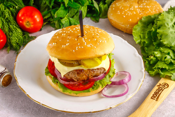 
            Котлета для бургера в домашних условиях        