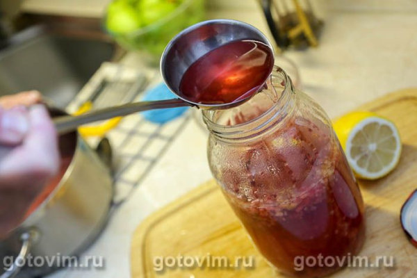 Компот из малины с лимоном на зиму Компот из малины с лимоном на зиму