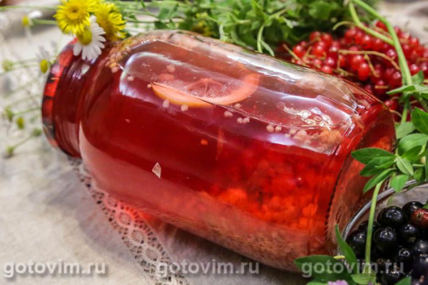 Компот из малины с лимоном на зиму Компот из малины с лимоном на зиму