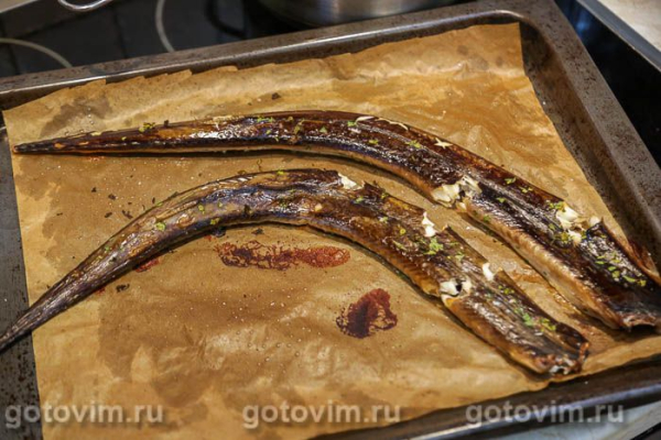 Рыба-игла в духовке Рыба-игла в духовке