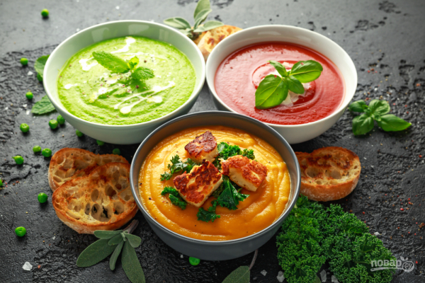 
            Как разнообразить привычное блюдо на обед! 10 крем-супов с нежным сливочным вкусом        