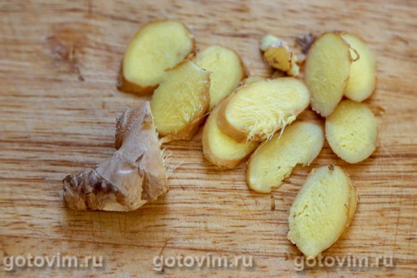 Морс из клюквы с имбирем