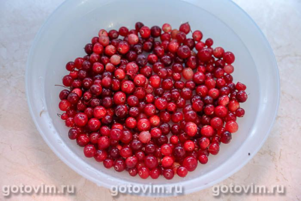 Морс из клюквы с имбирем