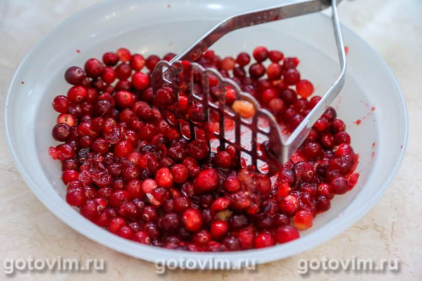 Морс из клюквы с имбирем