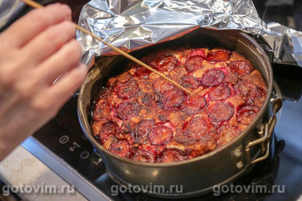 Пирог со сливами из газеты «Нью-Йорк Таймс» Пирог со сливами из газеты «Нью-Йорк Таймс»