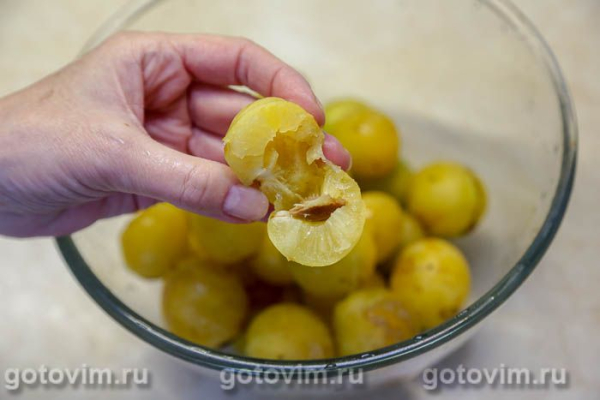 Варенье из желтой сливы с агаром Варенье из желтой сливы с агаром