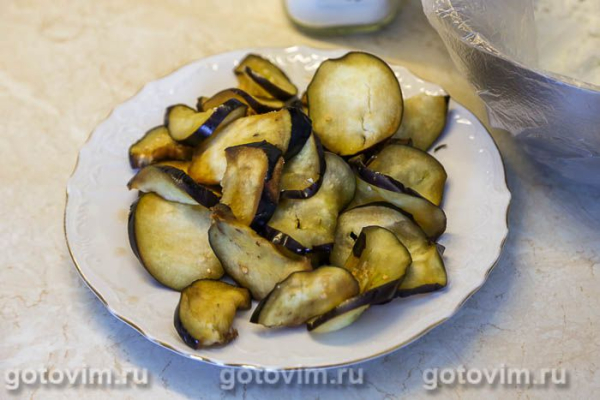 Хрустящие баклажаны с соевым соусом и перцем чили