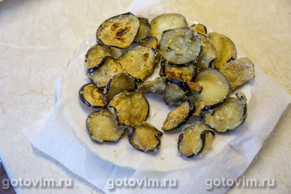 Хрустящие баклажаны с соевым соусом и перцем чили