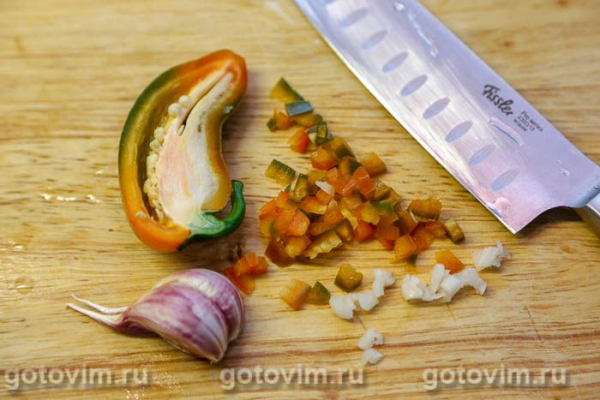 Хрустящие баклажаны с соевым соусом и перцем чили