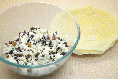 Блины с творогом запеченные в духовке Блины с творогом запеченные в духовке