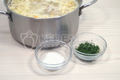 Домашняя лапша с курицей Домашняя лапша с курицей