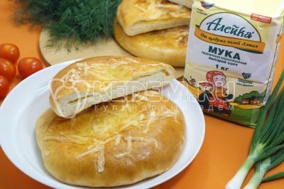 Лепёшки с сыром в духовке