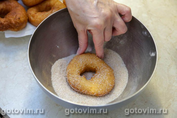 Пончики «Ленинградские пышки» с корицей