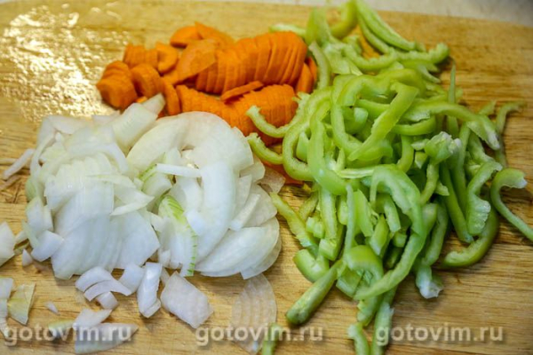 Рагу с мясом и чечевицей