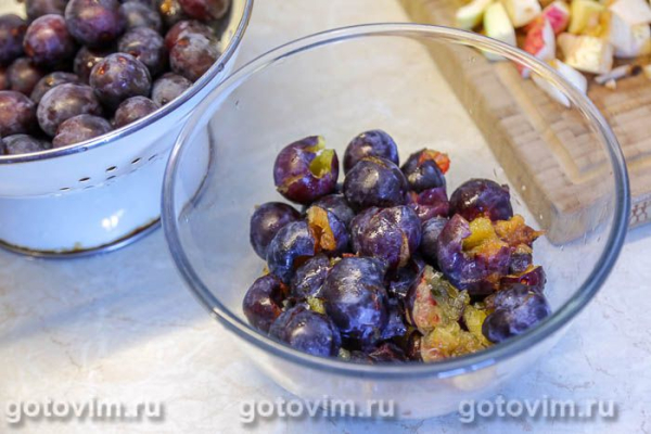 Варенье из сливы с яблоками