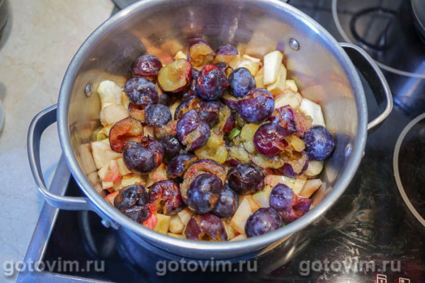 Варенье из сливы с яблоками