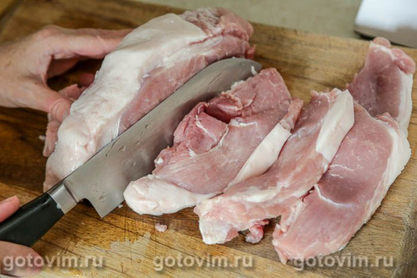 Запеканка из свинины с картофелем и сладким перцем